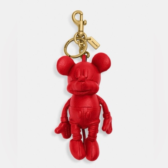 Coach - Red Mickey Key Fob - Picture 1 of 1